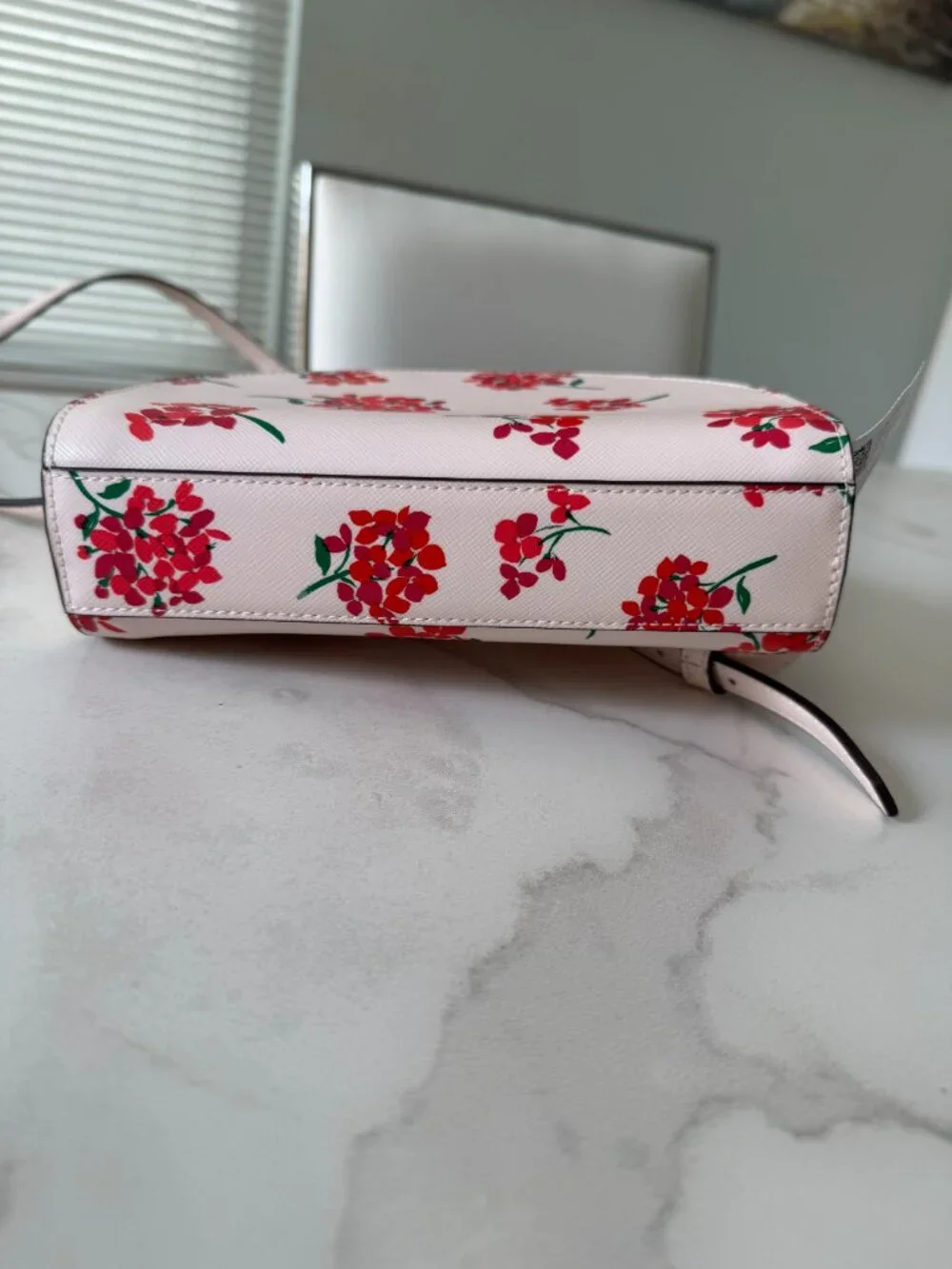 NWT Kate Spade Perry Dome Pink Floral Saffiano Crossbody Bag